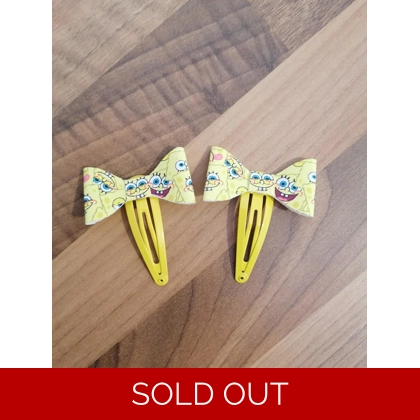 SpongeBob SquarePants Hair Clip Set